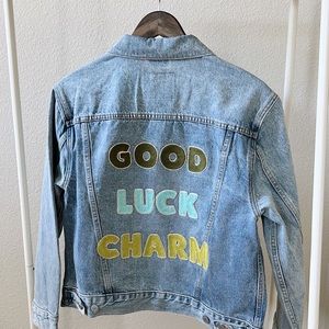 Embroidered Levi’s denim jacket